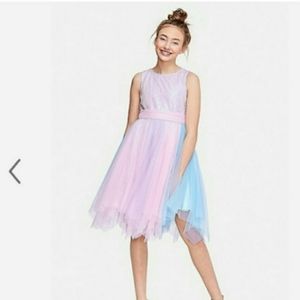 Justice Pastel Sequin Tulle Dress